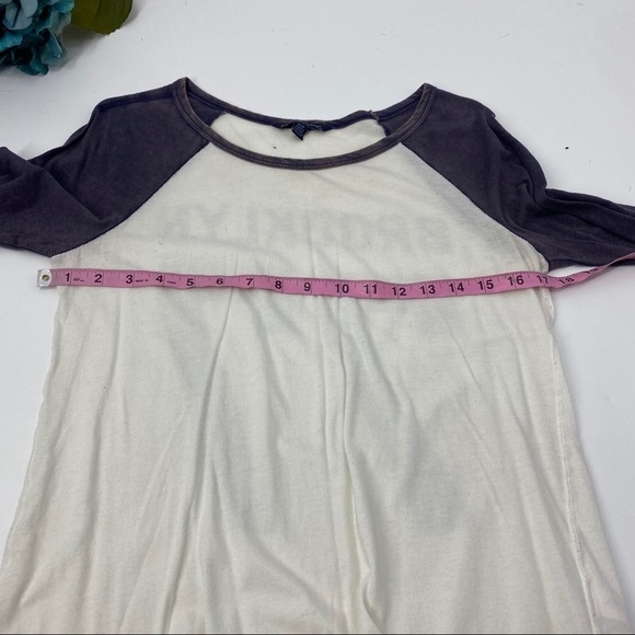 American Eagle burnout raglan Brooklyn t M - Picture 6 of 7